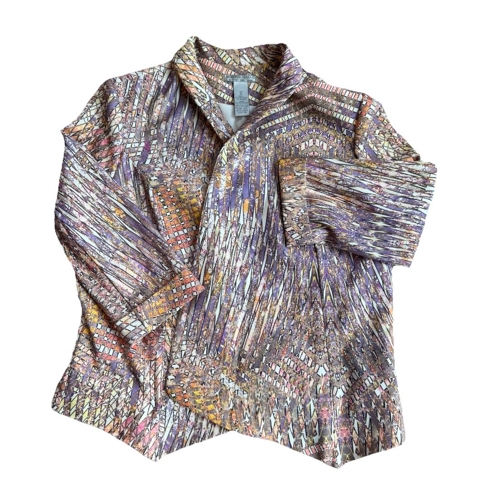 Women's Alberto Makali Jacket‎ Size XL Colorful Print